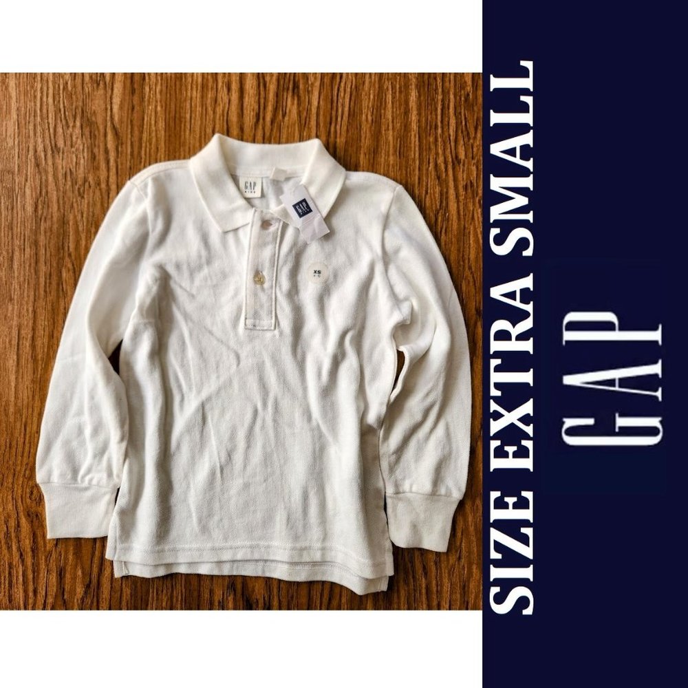 NEW GAP Long Sleeve White Shirt School Uniform Size XS Extra Small  Comes from